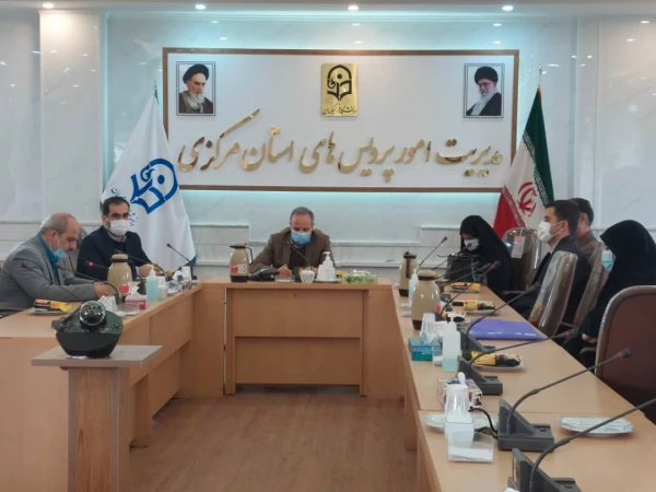 بازدید و نظارت ناظرین سازمان مرکزی از سنجش عملکرد حوزه فرهنگی و اجتماعی پردیس های استان مرکزی 2