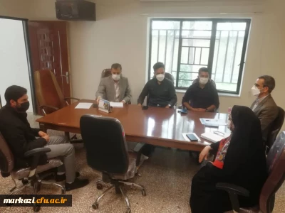 نشست اعضای شورای مرکزی کانون همیاران سلامت پردیس شهید باهنر