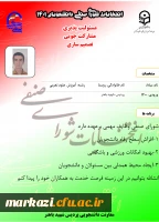 پوستر تبلیغاتی کاندیداهای شورای صنفی پردیس شهید باهنر