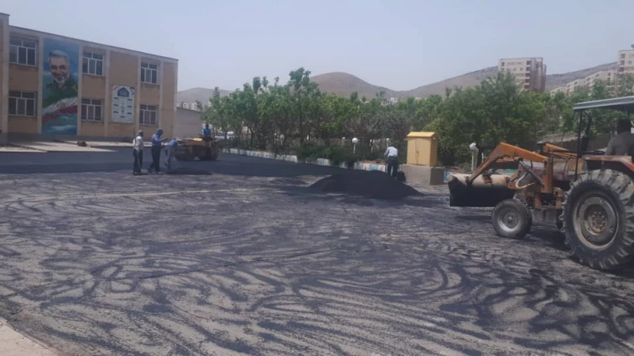 زیبا سازی محوطه پردیس زینب کبری (س) 6