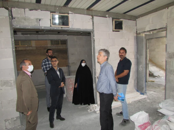 بازدید میدانی مدیر کل نوسازی، توسعه و تجهیز مدارس استان از پروژه های در حال احداث دانشگاه فرهنگیان استان 7