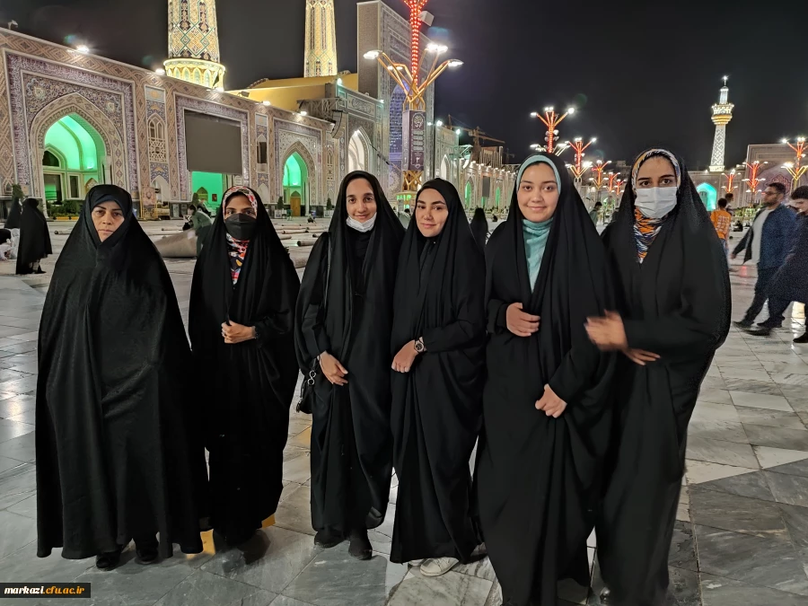 اعزام گروه دوم ،دومین کاروان دانشجویان پردیس زینب کبری(س) به مشهد مقدس 2