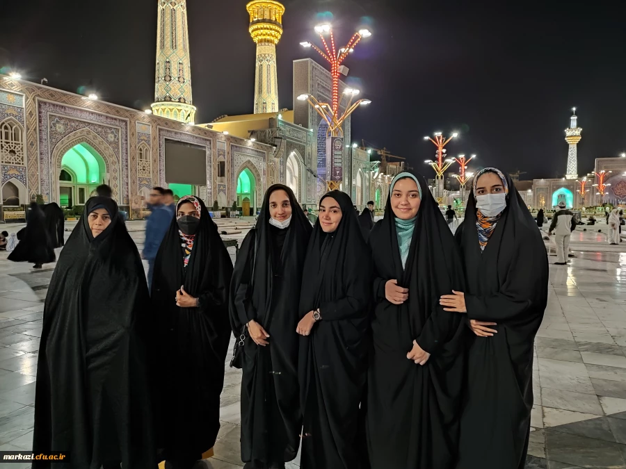 اعزام گروه دوم ،دومین کاروان دانشجویان پردیس زینب کبری(س) به مشهد مقدس 3