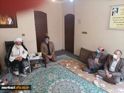 دیدار رئیس دانشگاه فرهنگیان استان با نماینده ولی فقیه در استان