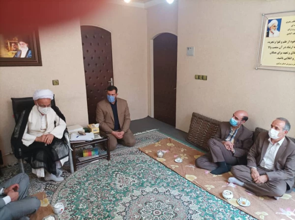دیدار رئیس دانشگاه فرهنگیان استان با نماینده ولی فقیه در استان 2