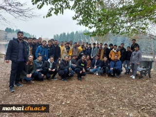 بازدید دانشجویان پردیس شهید باهنر از باغ گیاه شناسی ملی