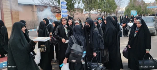 حضور رئیس دانشگاه فرهنگیان استان مرکزی در جمع کاروان راهیان نور دانشجویان  5