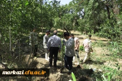 بازدید رئیس دانشگاه فرهنگیان استان از اردوی جهادی عهد خدمت 8