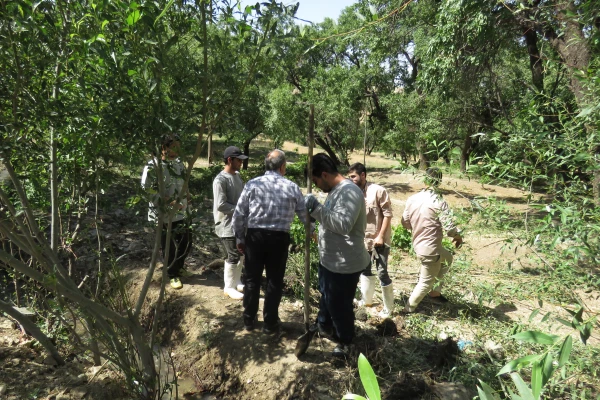 بازدید رئیس دانشگاه فرهنگیان استان از اردوی جهادی عهد خدمت 7