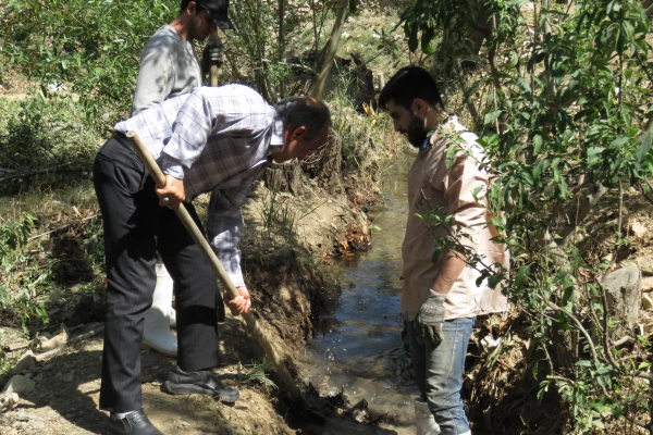 بازدید رئیس دانشگاه فرهنگیان استان از اردوی جهادی عهد خدمت 9