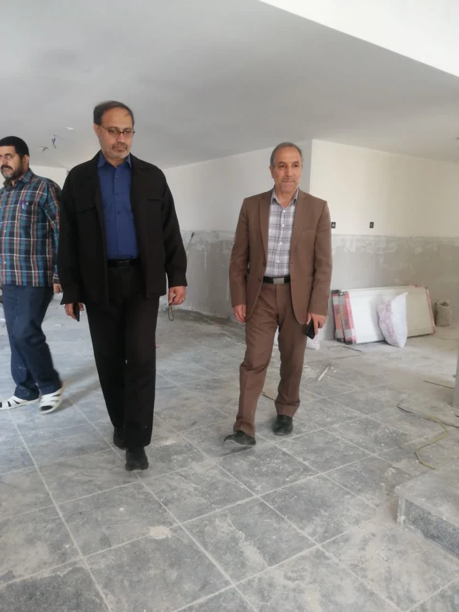 بازدید مدیرکل پشتیبانی و رفاه سازمان مرکزی و مدیرکل نوسازی از پردیس های استان  7