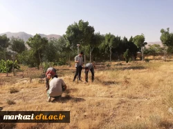 تحویل زمین به پیمانکار جهت ساخت کتابخانه  و محوطه سازی خوابگاه خیر ساز 3