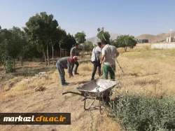 تحویل زمین به پیمانکار جهت ساخت کتابخانه  و محوطه سازی خوابگاه خیر ساز 4