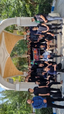 اعزام کاروان دانشجویی دانشگاه فرهنگیان استان مرکزی به مراسم پیاده روی اربعین حسینی 3