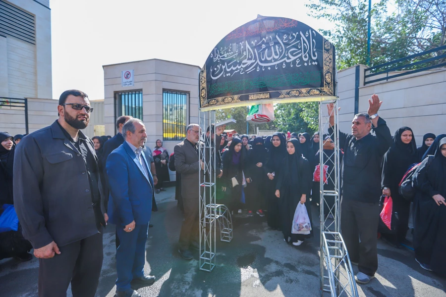 اعزام کاروان دانشجویی دانشگاه فرهنگیان استان مرکزی به مراسم پیاده روی اربعین حسینی 6