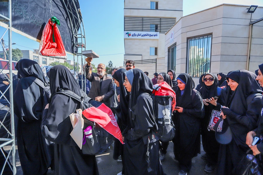 اعزام کاروان دانشجویی دانشگاه فرهنگیان استان مرکزی به مراسم پیاده روی اربعین حسینی 8