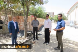 بازدید مدیرکل نوسازی مدارس استان از پردیس شهید باهنر  3