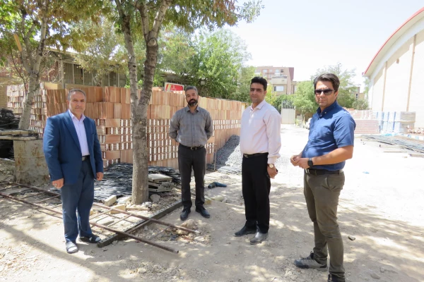 بازدید مدیرکل نوسازی مدارس استان از پردیس شهید باهنر  3