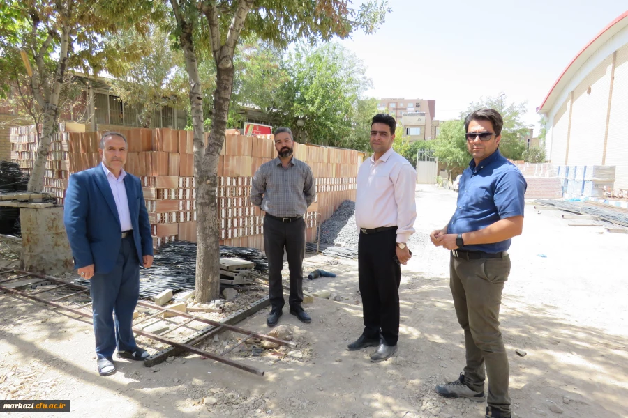 بازدید مدیرکل نوسازی مدارس استان از پردیس شهید باهنر  3