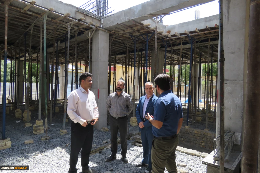 بازدید مدیرکل نوسازی مدارس استان از پردیس شهید باهنر  5