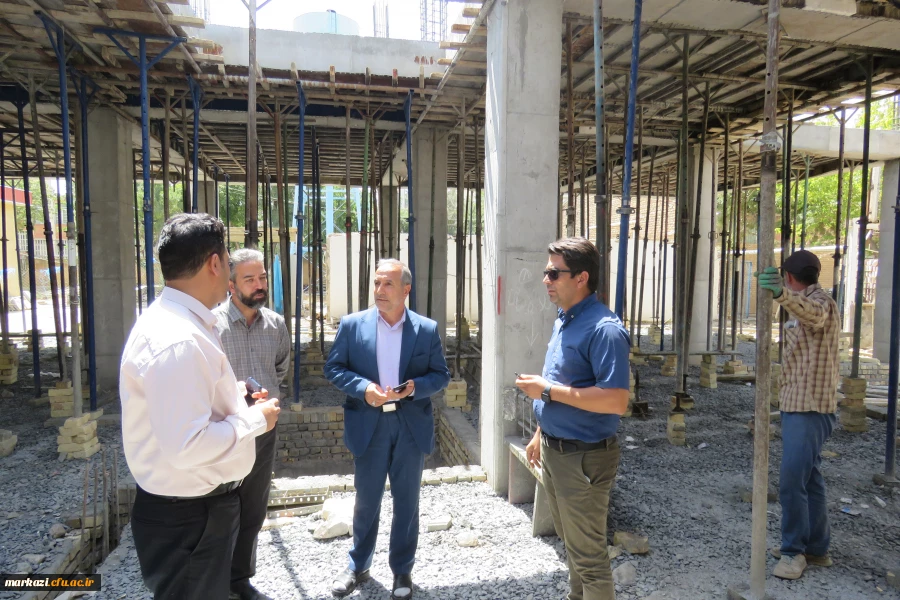 بازدید مدیرکل نوسازی مدارس استان از پردیس شهید باهنر  6