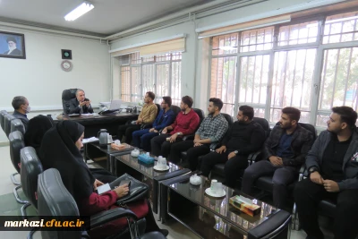 دیدار اعضای شورای صنفی با رئیس دانشگاه فرهنگیان استان