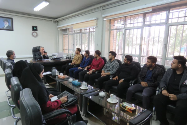 دیدار اعضای شورای صنفی با رئیس دانشگاه فرهنگیان استان 2