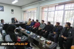 دیدار اعضای شورای صنفی با رئیس دانشگاه فرهنگیان استان 3