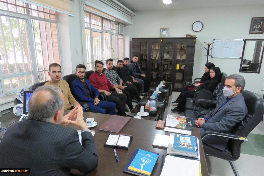 دیدار اعضای شورای صنفی با رئیس دانشگاه فرهنگیان استان 5