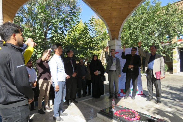 تجمع دانشگاهیان دانشگاه فرهنگیان استان مرکزی در محکومیت جنایات رژیم صهیونیستی 9