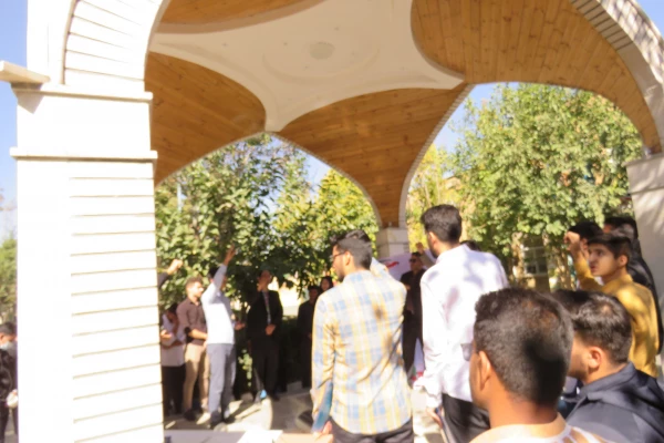 تجمع دانشگاهیان دانشگاه فرهنگیان استان مرکزی در محکومیت جنایات رژیم صهیونیستی 12