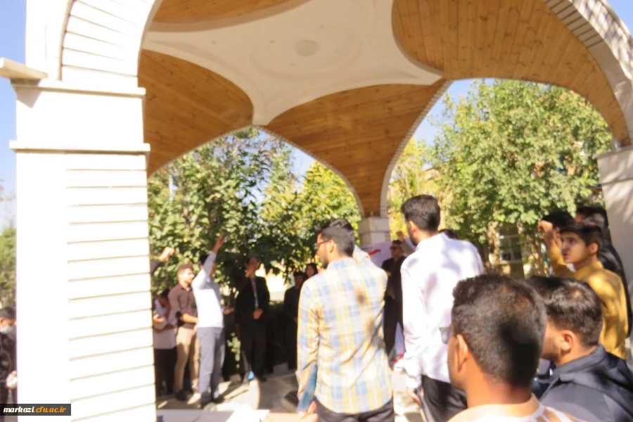 تجمع دانشگاهیان دانشگاه فرهنگیان استان مرکزی در محکومیت جنایات رژیم صهیونیستی 12