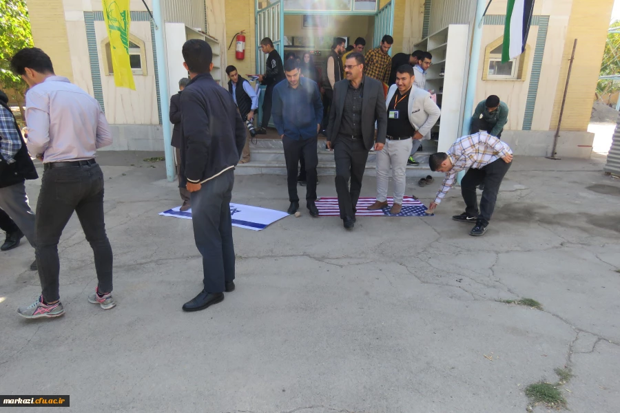 مراسم روضه و توسل به نیت نصرت الهی برای مردم غزه در پردیس شهیدباهنر برگزار شد 10