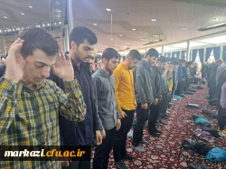حضور جمعی از دانشجویان پردیس شهیدباهنر در نمازجمعه 2