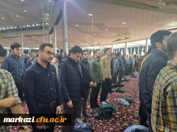 حضور جمعی از دانشجویان پردیس شهیدباهنر در نمازجمعه 5