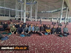 حضور جمعی از دانشجویان پردیس شهیدباهنر در نمازجمعه 8