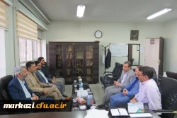 دیدار مدیر آموزش و پرورش ناحیه یک اراک با سرپرست دانشگاه فرهنگیان استان 2
