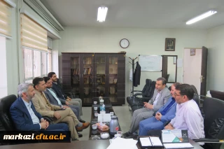 دیدار مدیر آموزش و پرورش ناحیه یک اراک با سرپرست دانشگاه فرهنگیان استان