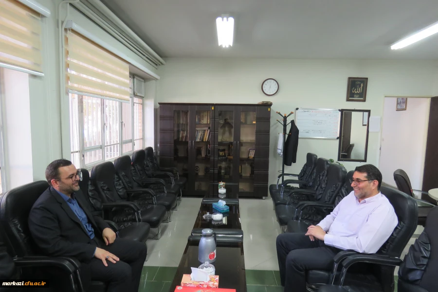 رئیس جهاد دانشگاهی استان مرکزی با سرپرست دانشگاه فرهنگیان استان دیدار کرد 2