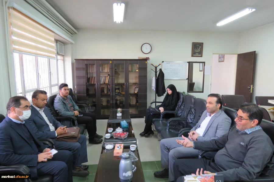 دیدار رئیس دانشگاه فرهنگیان استان با مدیرکل آموزش و پرورش استثنایی  2