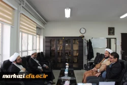 مدیر ستاد اقامه نماز با رئیس دانشگاه فرهنگیان استان مرکزی دیدار کرد 3