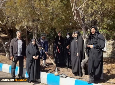 برگزاری مراسم روز درختکاری به یاد شهید گمنام دانشگاه در پردیس حضرت زینب کبری (س) 