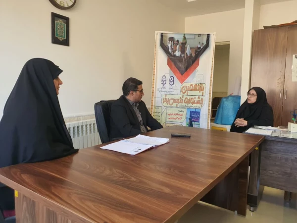 حضور دکتر علی مقدسی در دبیرخانه یازدهمین جشنواره تدریس برتر در پردیس حضرت زینب کبری (س)  2