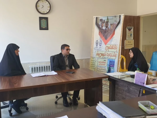 حضور دکتر علی مقدسی در دبیرخانه یازدهمین جشنواره تدریس برتر در پردیس حضرت زینب کبری (س)  3