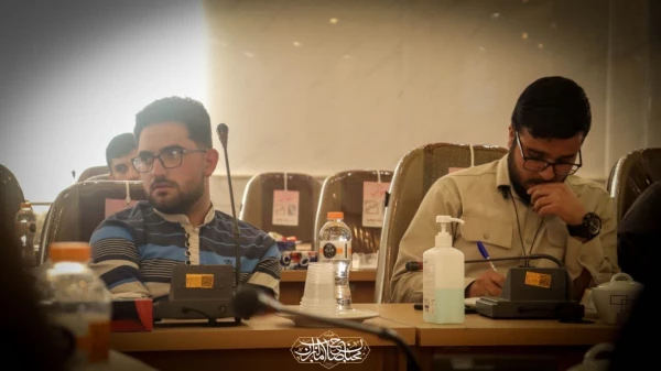 مراسم تودیع و معارفه مسئول هیات محبان صاحب الزمان(عج) پردیس شهیدباهنر  2