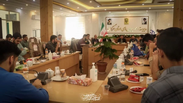 مراسم تودیع و معارفه مسئول هیات محبان صاحب الزمان(عج) پردیس شهیدباهنر  5