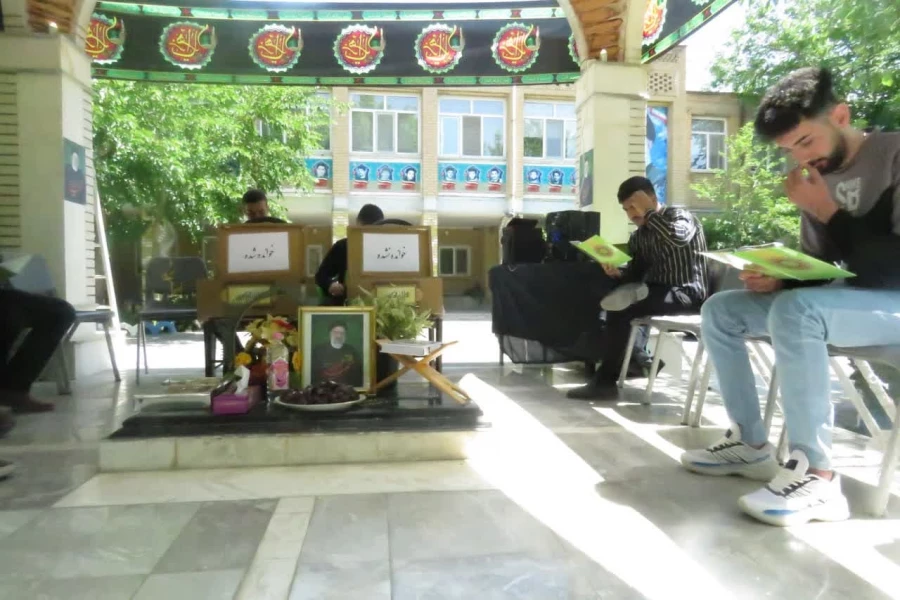 دانشگاهیان دانشگاه فرهنگیان اراک در سوگ شهید راه خدمت 5