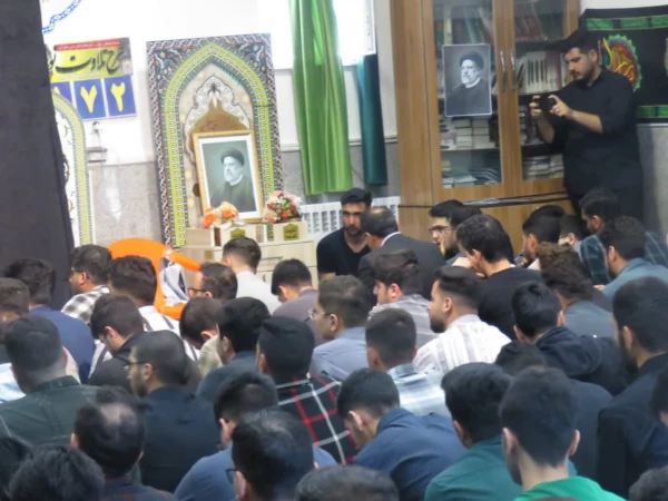 دانشگاهیان دانشگاه فرهنگیان اراک در سوگ شهید راه خدمت 7