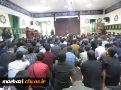 دانشگاهیان دانشگاه فرهنگیان اراک در سوگ شهید راه خدمت 8