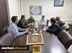 جلسه رئیس دانشگاه فرهنگیان استان با مدیرکل حفظ آثار و نشر ارزشهای دفاع مقدس 5